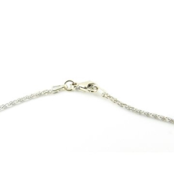 Vintage 18 Karat White Gold Pearl and Diamond Pendant Necklace #3152 - Picture 6 of 9